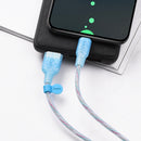 HOCO U73 Transparent Type C Charge Data Cable for Tablet Smartphone
