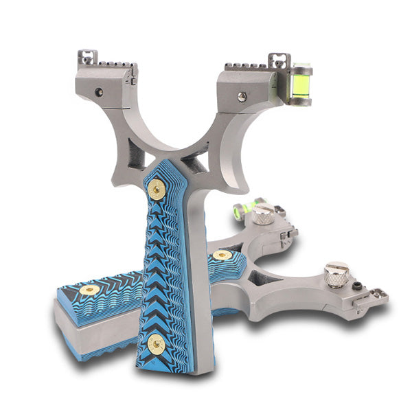 KALOAD Sling-shot With Aiming Level Shooting Camping Hunting Sullies
