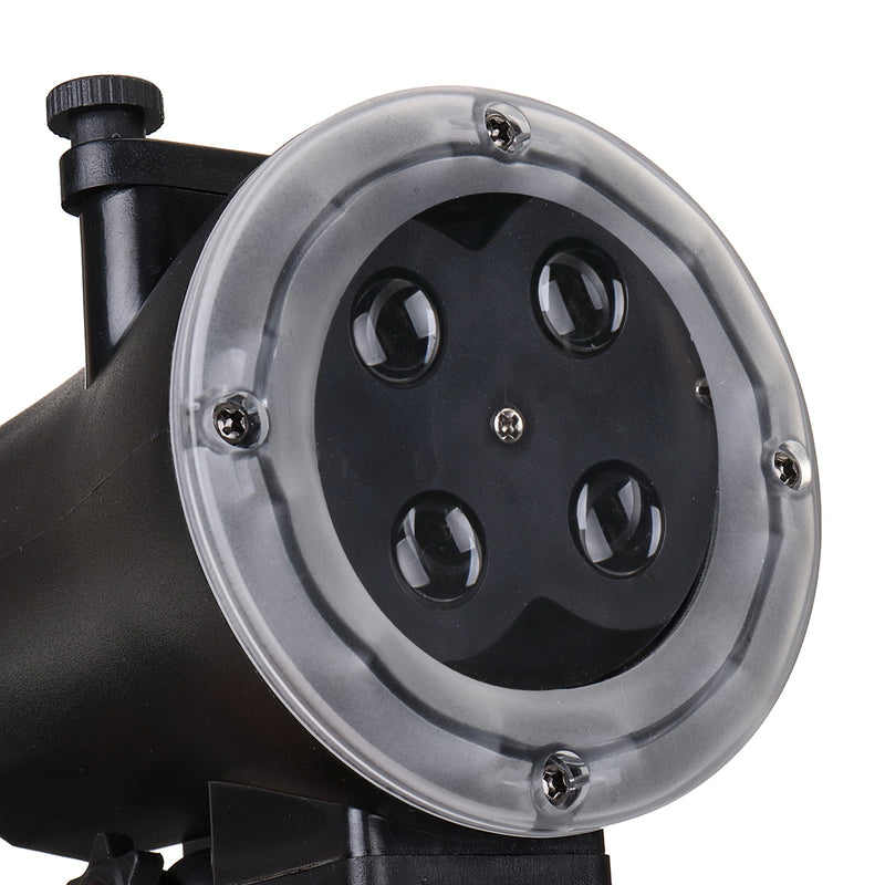 Christmas Light Laser Projector Animation Effect Light IP65 Remote Outdoor Halloween 12 Patterns Lamp Snowflake/Snowman