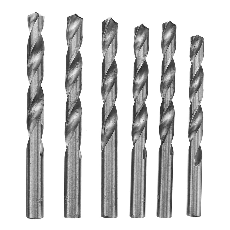 25pcs 1-13mm Straight Shank High Speed Stainless Steel Twist Drill Bit Tool Kit