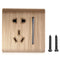 AC 110~250V LED Light Control Wall Mount Light Switch With Two/Three Pole Socket