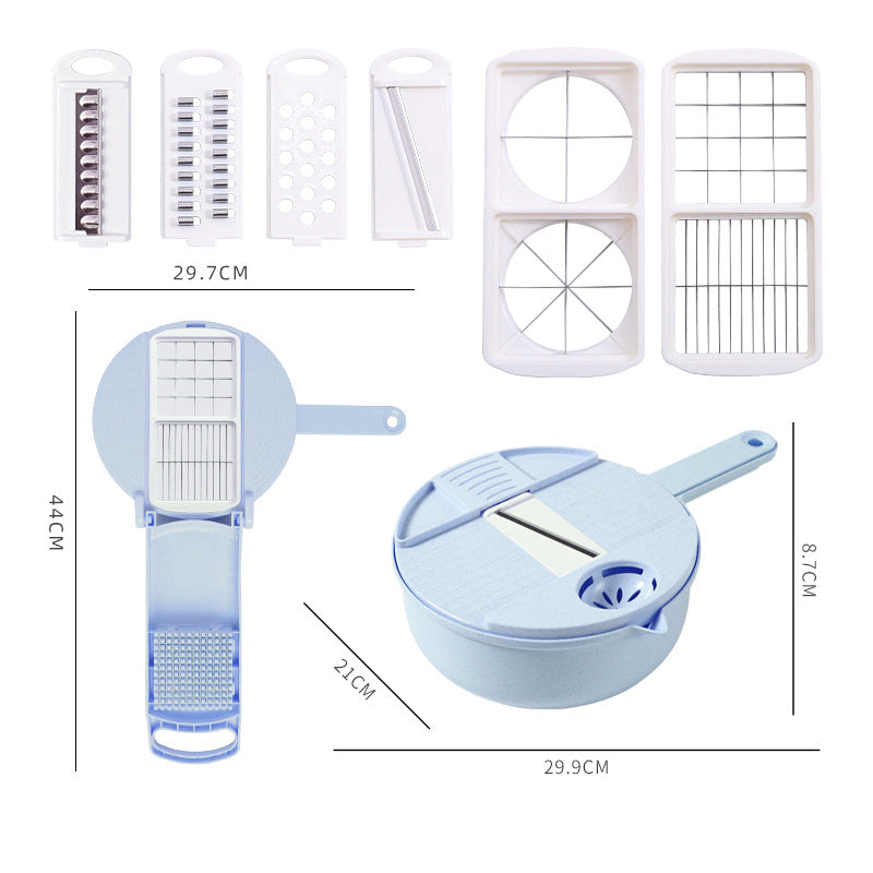 9 IN 1 Multifunctional Easy Food Chopper Cutter Vegetable Blender Chopper Slicer