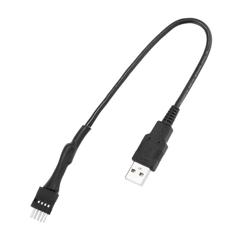 5pcs USB Male to Motherboard 9-pin Data Cable Switch Out Motherboard USB 9 Pin