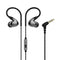Z4 3.5mm In-ear Wired Control Earphone HIFI Bass Sound Double Moving-coil IPX5 Waterproof With Mic