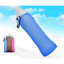 500ml Foldable Silicone Water Bottle Portable Folding Kettle For Cycling Outdoor Sports
