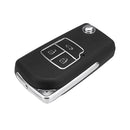 3 Buttons Folding Remote Key Case Shell with Blade for Toyota Camry Corolla Reiz RAV4