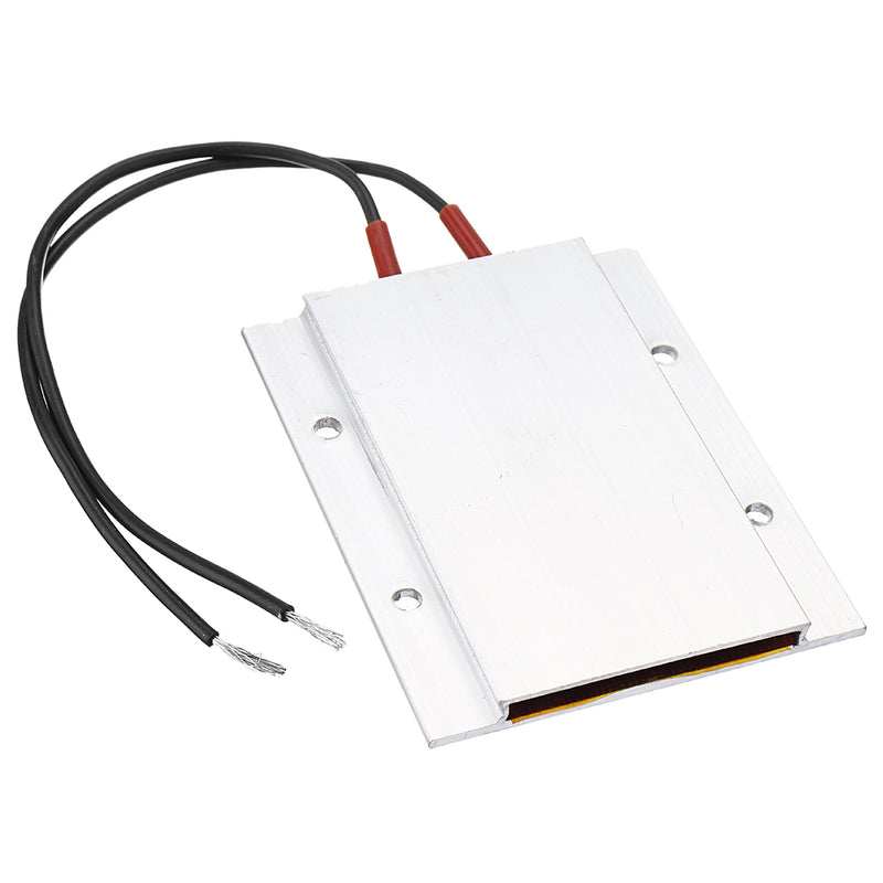 AC220V 60W 60 Degrees 77x62x6mm Insulated Ceramic PTC Element Heating Plate Liquid Aluminum Shell Heater