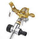 Zinc Alloy Lawn Garden Sprinkler 360 Water Spray Hose Irrigation System Tools