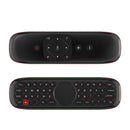 Wechip W2 Air Mouse Russian Keyboard  2.4g 6 Axis Gyroscope with TouchPad Anti-Lost Function Fly Air Mouse Per Android Tv Box /Mini Pc/Tv/Win 10