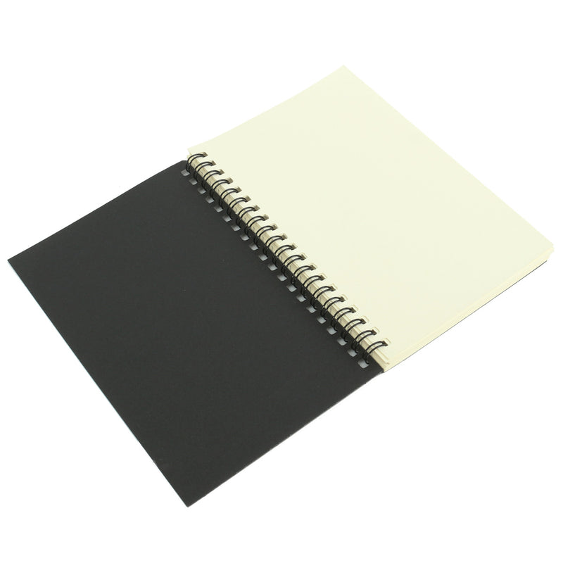 1Pcs Kraft Spiral Sketching Notebook Graffiti Creative Notebook Notepad Diary Book School Stationery