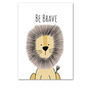 Cute Animal Home Decorations Room Canvas Print Picture Wall Art Painting Xmas Gift