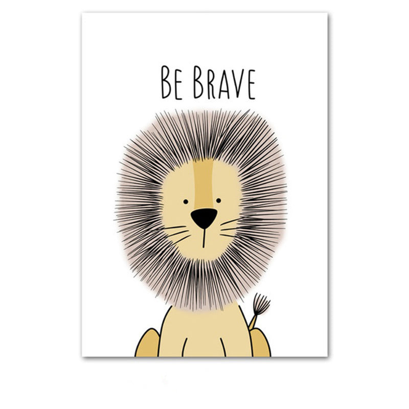 Cute Animal Home Decorations Room Canvas Print Picture Wall Art Painting Xmas Gift