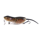 HENGJIA J103 5PSC Mouse Fishing Lure Set Rotating Tail Popper Topwater Swim Crankbait Artificial Hard Bait