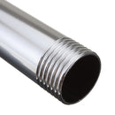 6 Inch Wall Mount Chrome Shower Arm Bathroom Shower Extension Head with Flange