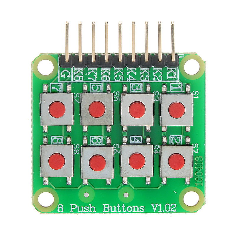 3pcs Micro Switch 2x4 Matrix Keyboard 8 Bit Keyboard External Keyboard Expansion Board Module