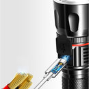 XANES M9 T6+COB Zoomable 4Modes USB Rechargeable LED Flashlight Outdoor Waterproof 18650 Flashlight with Tail Magnetic Suction