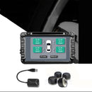 Car TPMS Android Tire Pressure Monitoring With 4 Internal Sensors For DVD Player Security Alarm System