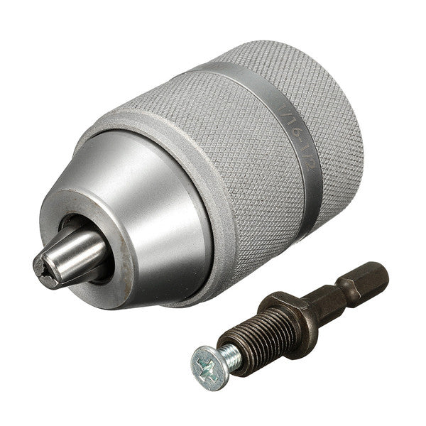 2-13mm 3/8-24UNF Keyless Drill Chuck or Removable 1/4 Inch Quick Change Shank