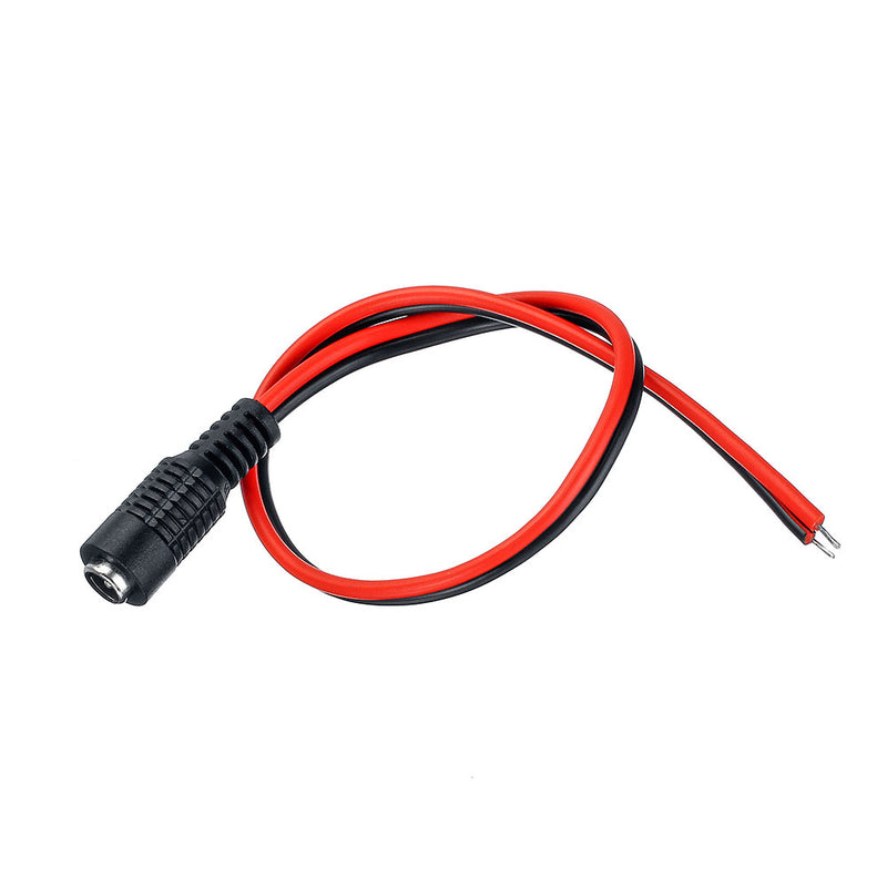10Pcs Pure Copper Core Female DC Power Supply Wire Jack Plug Wire Connector CCTV Security Camera Surveillance LED