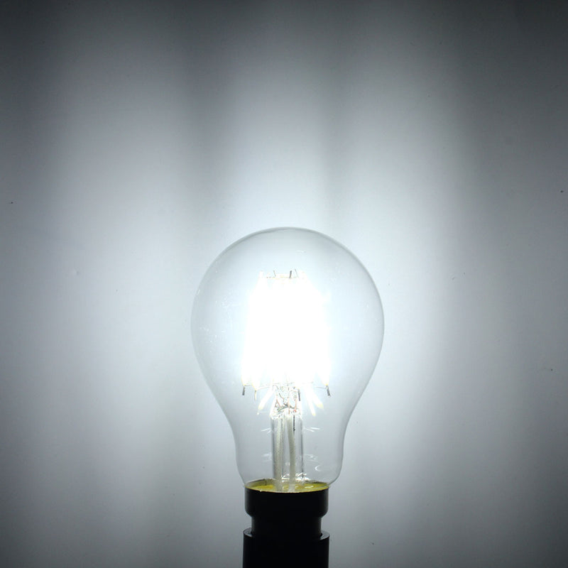 Dimmable B22 A60 6W Pure White Warm White COB Filament Edison Retro Light Lamp Bulb AC220V