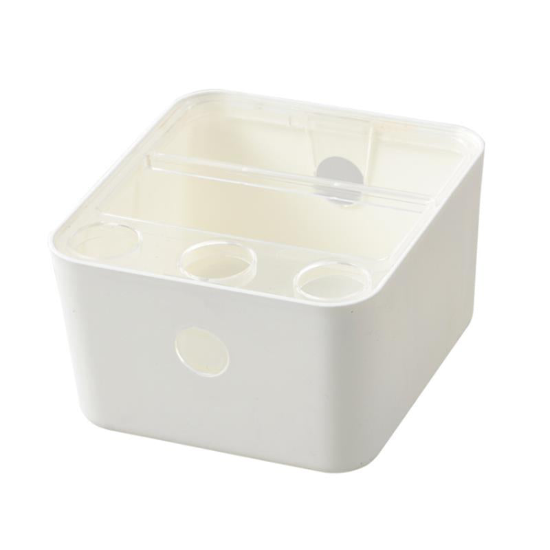 ZH-123 Detachable Plastic Storage Box Washable Makeup Cosmetic Organizer Remote Control Storage Holders Home Office Desktop Organizers