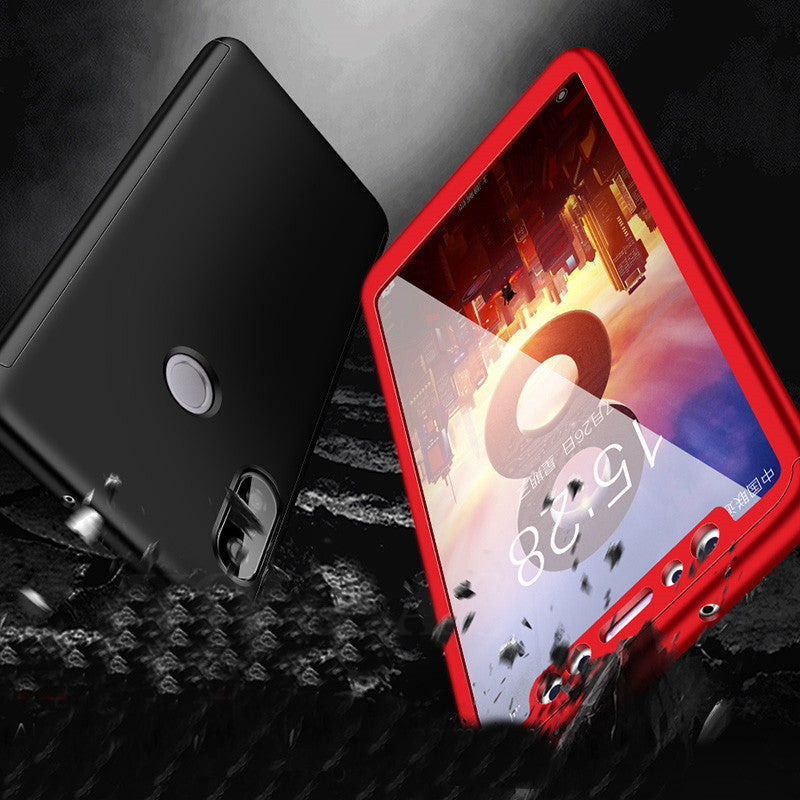 Bakeey 2 in 1 Double Dip 360 Full Protection PC With Screen Protector Case for Xiaomi Mi8 Mi 8