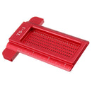 Drillpro TS 3 Inch Aluminum Alloy Hole Precision Marking T Ruler Hole Positioning Measuring Ruler Woodworking Scriber Scribing Tool