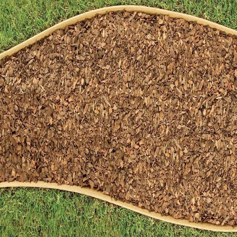 3" x 5" Plastic Garden Backyard Landscape Lawn Edging Plant Border Decorations