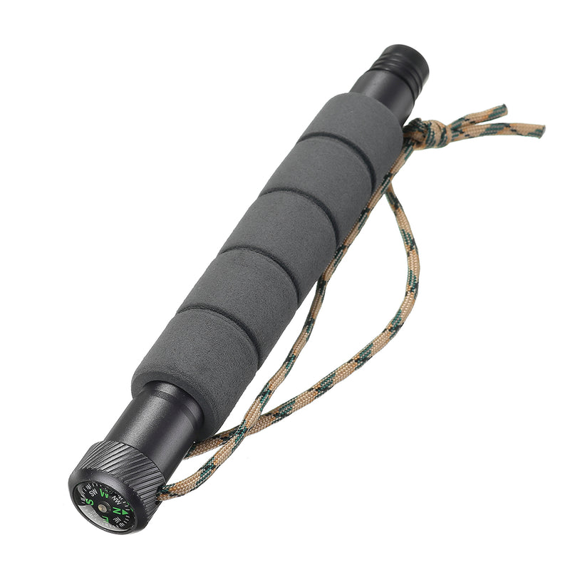 47.1 Inch Walking Trekking Stick Pole Outdoor Camping Hiking Survival Tools Kit