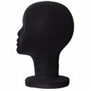 Foam Mannequin Head Black Velvet Styrofoam Wigs Display Model