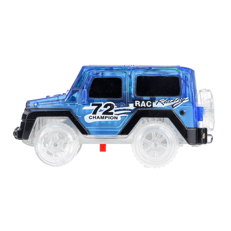 Electric Toys Car Vehicle For Racing Track Rail With LED Flashing Light Kids Gift