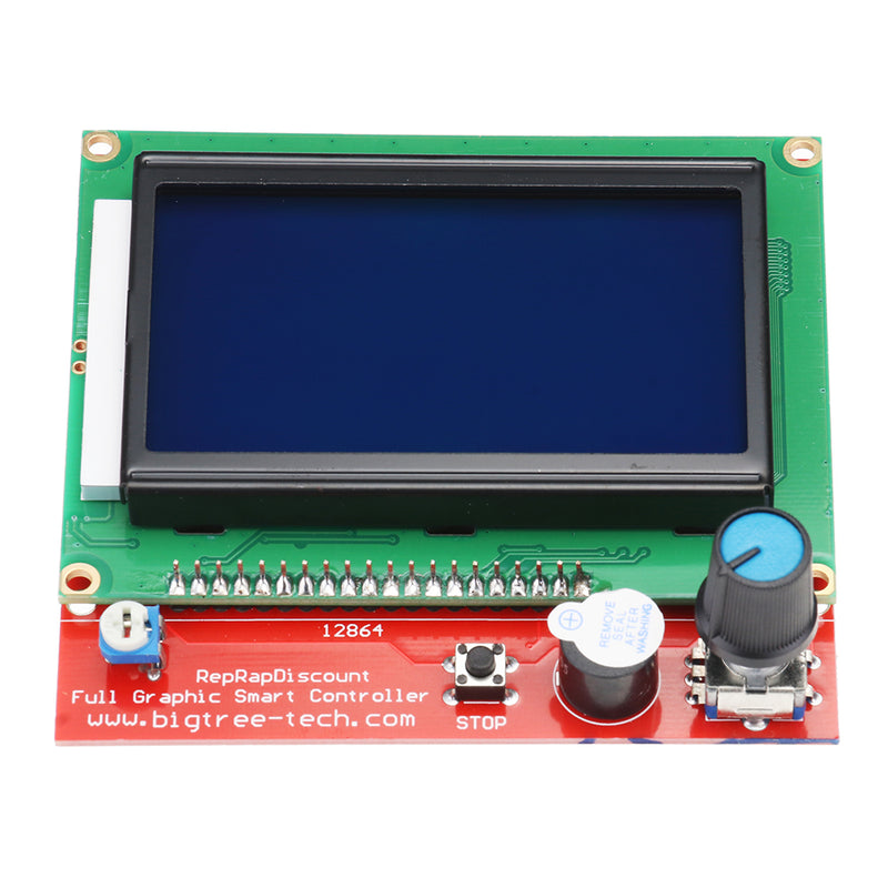 LCD 12864  Display + Mega2560 R3 + Upgrade Ramps 1.6 Base On Ramps1.5 Control Mainboard Kit with 5Pcs A4988 Driver for Reprap 3D Printer