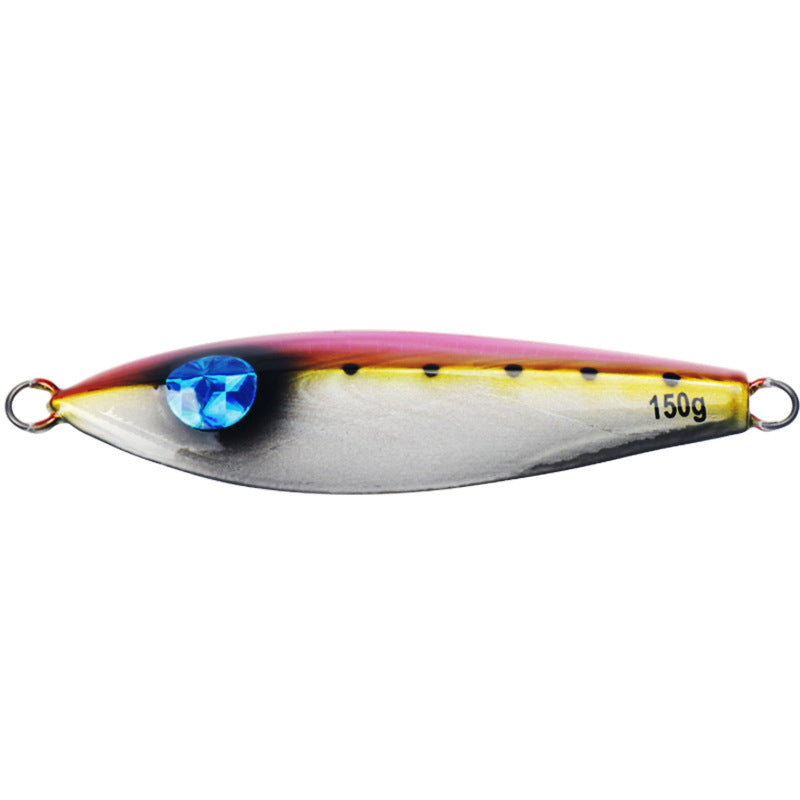 ZANLURE 1PC 9cm 150g Luminous Fishing Hard Iron Bait With Laser Coating Strong Fishing Lure