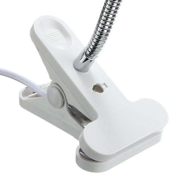 10/20/30/40cm US Plug E27 Flexible Clip on Switch LED Light Lamp Bulb Holder Socket Converter