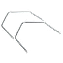 Pair 90mm Radio Stereo Removal Key Tools For Vauxhall Opel Corsa C Meriva PC5-110 CT22VX01