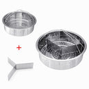 Kitchen Steamer Basket + Egg Steamer Rack Divider Accessories for Instant Pot