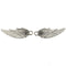 10Pcs Tibetan Silver Rose Angel Wings Pendants Charm DIY