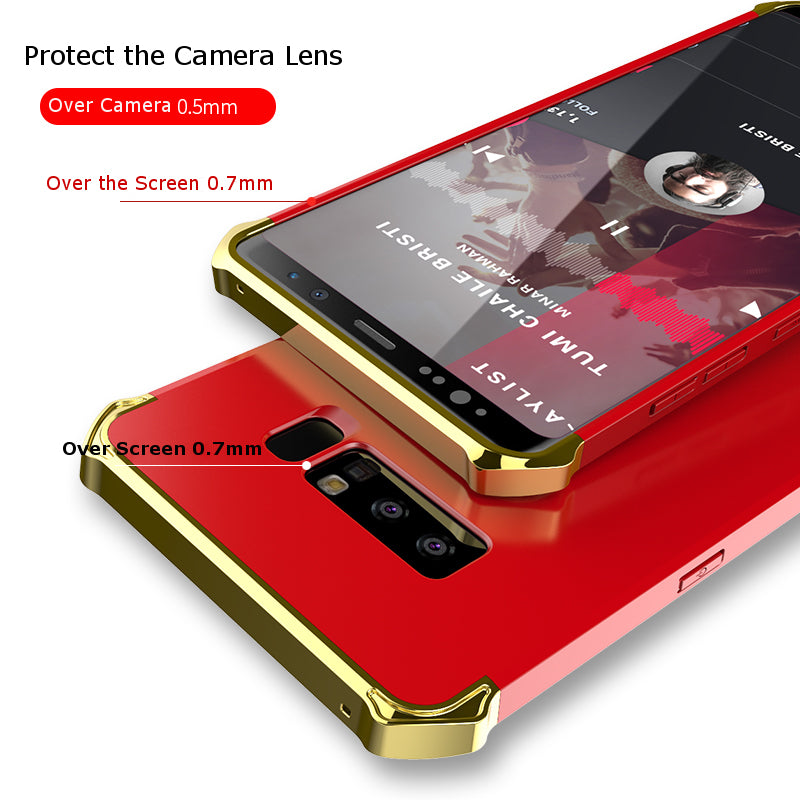Bakeey 3 In 1 Bumper Plating Frosted Case For Samsung Galaxy Note 8