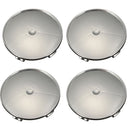 4 x 68mm Plastic Chrome Wheel Center Cap Cover For BMW E52 E60 E51 E63 E65 E66
