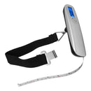 DIGOO DG-LS01 Digital Hanging Luggage Scale LCD Backlight Screen Display Steel Hook with Built-in Tape Measure