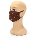 Motorcycle Winter Thick Cotton Dustproof Face Mask With Fish Bone Pattern Masks