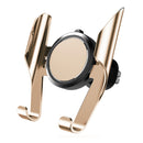 Gravity Linkage Automatical Lock Air Vent Car Mount Car Phone Holder For 4.7 Inch - 7.5 Inch Smart Phone iPhone Samsung Xiaomi