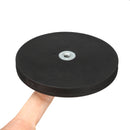 Flat Thread Neodymium Rubber Coated Pot Magnet D66/ D88mm LED Light Camera Mount