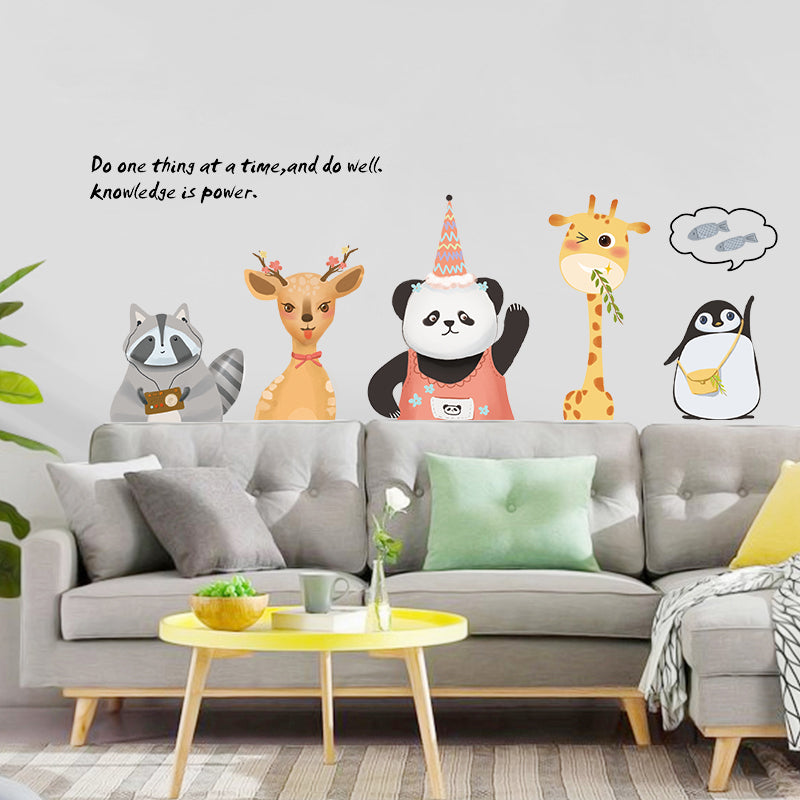 Miico XC9044 Animal Sticker Wall Sticker Children's Bedroom Wall Decoration Sticker DIY Stickers