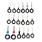 18Pcs Terminal Removal Tool Kit Wiring Connector Pin Release Extractor Electrical Wiring Extractor