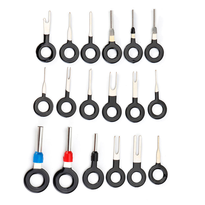 18Pcs Terminal Removal Tool Kit Wiring Connector Pin Release Extractor Electrical Wiring Extractor