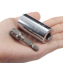 INSMA 7-19mm Socket Adapter with Power Drill Adapter Universal Sleeve Torque Wrench Head