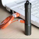 Dito 038 XPL 600LM LED Indicator USB Rechargeable Portable EDC Mini LED Flashlight with Camping Hole