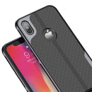 iPaky Plating Anti Fingerprint Protective Case For iPhone X Drop Resistant Heat Dissipation Hard PC