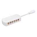 Block Terminal Branch 6-hole Connection Box for LED Cabinet Light Downlight Spotlight